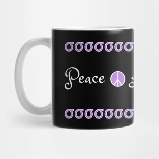 PEACE, LOVE, LEAN Mug